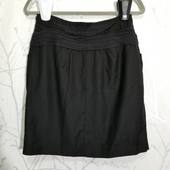 MM Couture Miss Me Pencil Skirt w/ Pleated Detail - Picture 3 of 4